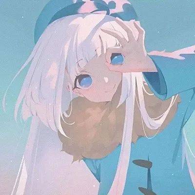 绝美蓝色系动漫头像值得保存