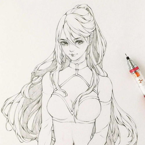 素材动漫手绘线稿来啦,一起来画吧