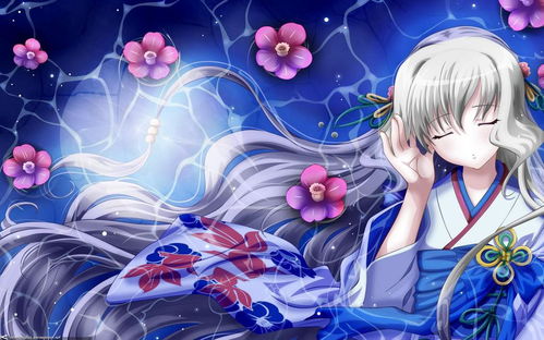 动漫和服少女,高清壁纸图片,非主流
