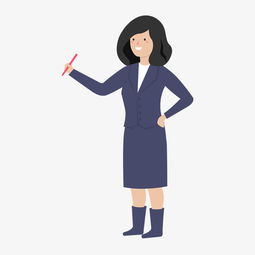 卡通简约上班族女孩免扣素材图片素材其他格式下载动漫人物大全