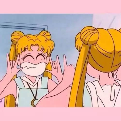 可爱逗比美少女战士原版风格截图头像
