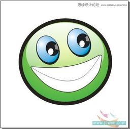 coredraw绘制大眼晴笑容的卡通表情