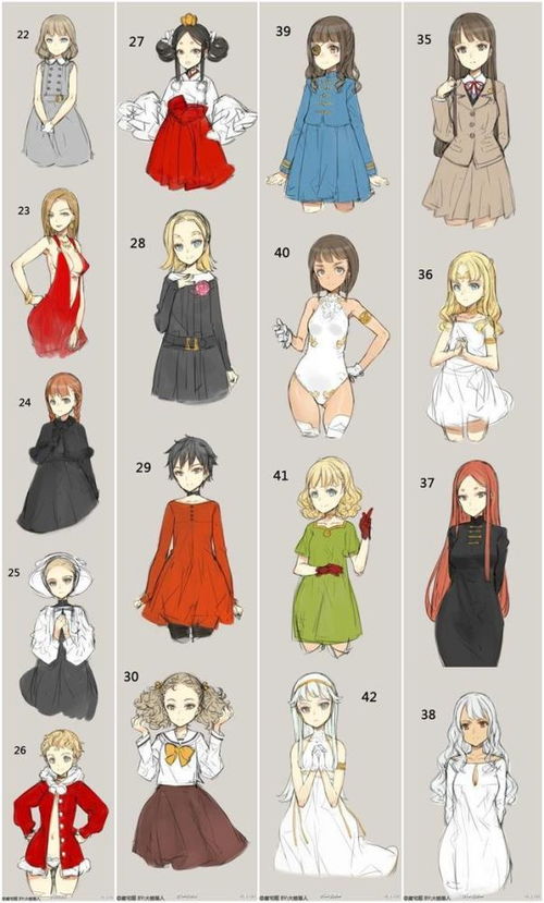 动漫绘画学习动漫人物的衣服怎么画