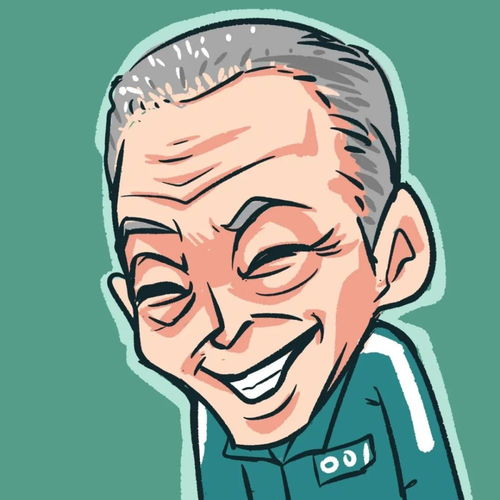 超火的鱿鱼游戏头像卡通头像