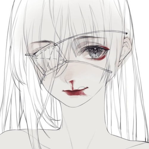 独眼半裸妹子