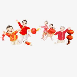 春节卡通庆祝装饰素材图片免费下载高清png千库网图片编号9795130