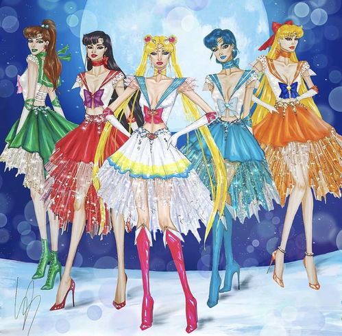 美少女战士的超模身材,竟出自男画师真人照出乎意料