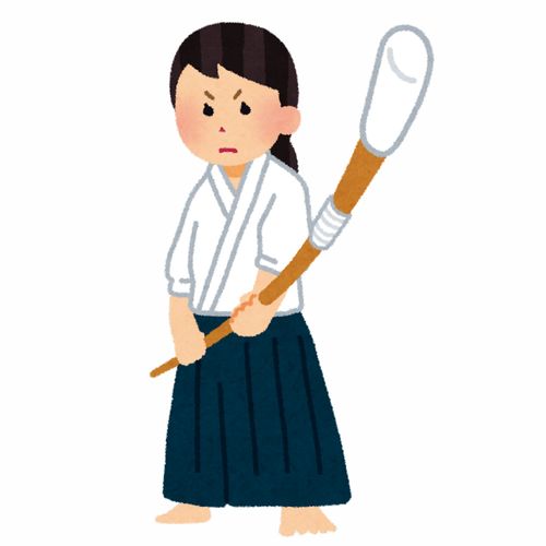 奥运会亚运会击剑武士道卡通插画免扣素材手绘png6插画运动比赛健身