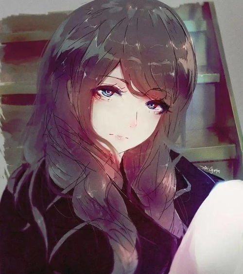 动漫女生头像有时候特别希望你是个盲人