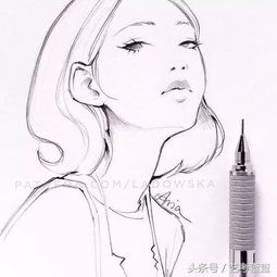 喜欢重金属摇滚的小姐姐,竟画出了小清新二次元动漫手绘