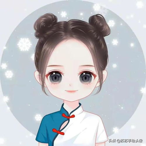 换个头像吧,聪明可爱的卡通女生头像,满满的少女感