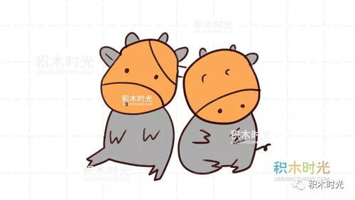 动物简笔画大全画奶牛简笔画