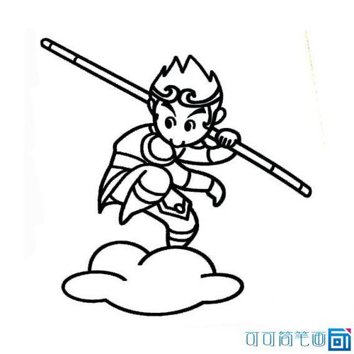 唐僧师徒四人的简单动画人物画法