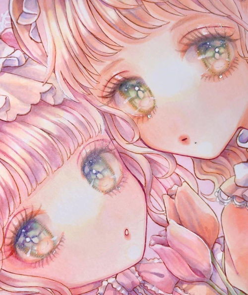 马克笔插画眼睛超美软萌洛丽塔漫画少女头饰发型裙子上色画法