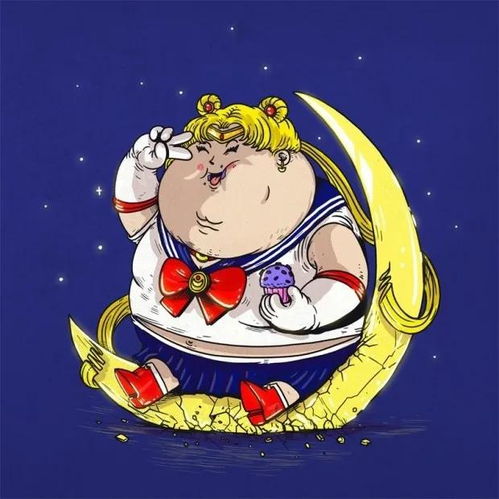 幽默插画当动漫英雄都是吃货