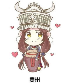 卖萌的省份插画,你是哪个省份的啊快来认领咯