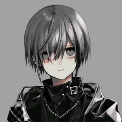 情头动漫一男一女黑暗丧
