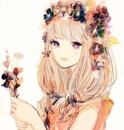 动漫头像丨二次元手绘画,冰雪聪明,楚楚动人的美少女