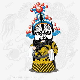 京剧人物卡通版矢量素材图片免费下载高清装饰图案psd千库网图片编号2291480