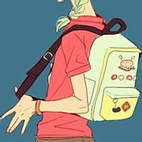 求背红色书包的女生或者男生的头像,最好是动漫的