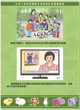 请传阅漫画图解新版野生动物保护法