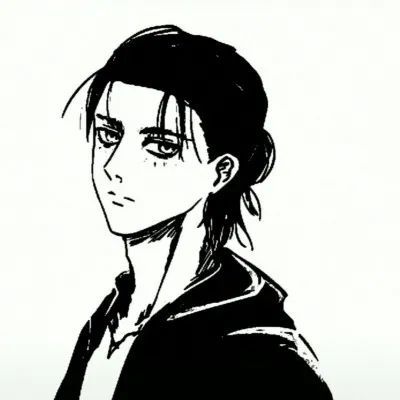动漫头像黑白头像