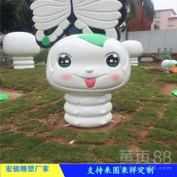 人物卡通玻璃钢雕塑校园形象卡通雕塑云浮公仔雕塑厂-黄页88网