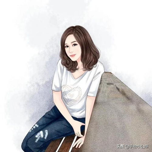 你的头像该换了,真人照片变成漫画头像,温馨优雅,青春永驻