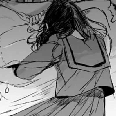 黑白动漫女头二次元病女