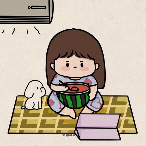 头像动漫插画猪猪女孩日常最可爱的人头像
