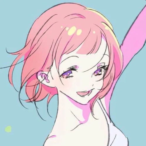 小清新手绘女生头像我的口袋里有糖遇见喜欢的人就给