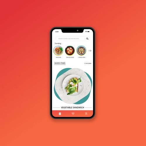食谱应用程式ui设计作品app界面主界面首页素材资源模板下载主界面app界面ui设计