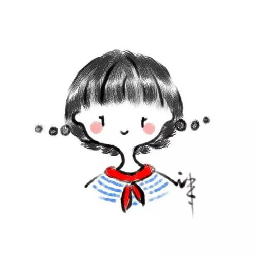 机灵搞怪的女生卡通微信头像