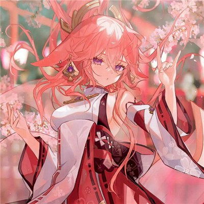 插画风格高清唯美原神头像,原神精美头像