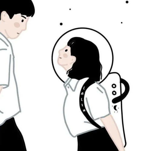 cp头像一个爱胡思乱想的女孩和一个不爱表达的男孩注定错过