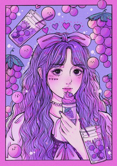 将水果拟人化成美少女,苹果酷似白雪公主,柠檬的雀斑太过美丽