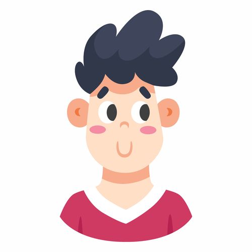 可爱创意开心男子