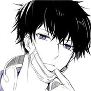 帅气黑白动漫男生头像,全部是手绘的喜欢来拿