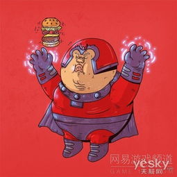 抗议垃圾食品全员肥仔化的游戏角色们