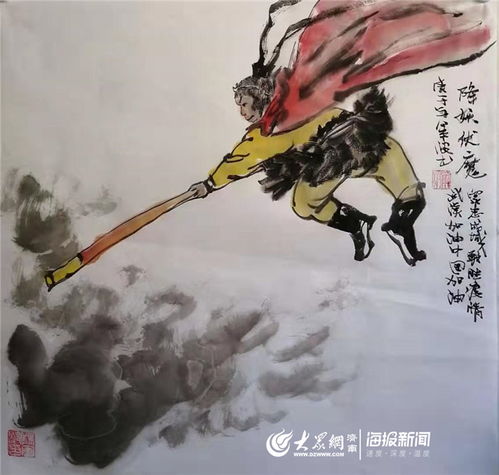 爱在行动钢城区艾山一中教师用速写和漫画致敬防疫一线工作者