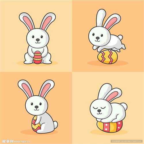 卡通兔子设计图
