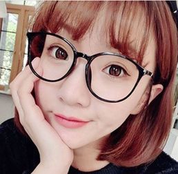 大框眼镜适合什么发型