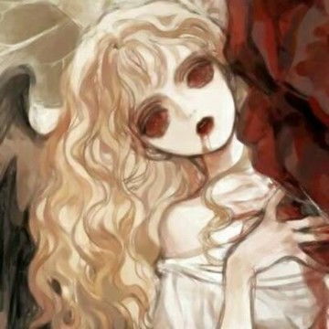 动漫女生血瞳邪魅头像红眼睛动漫女生头像