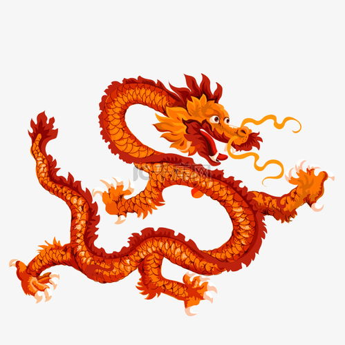 手绘中国神兽矢量龙素材图片免费下载千库网