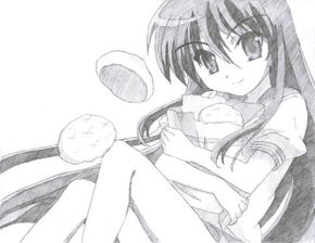 谁有好的动漫素描作品,不用原创,可以发给我吗