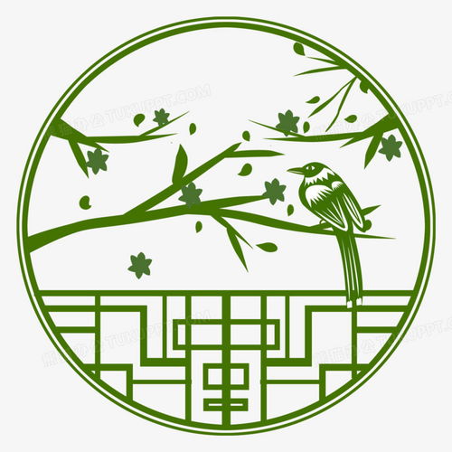 卡通创意剪纸风春季花鸟元素png图片素材免费下载psd格式30003000像素熊猫办公