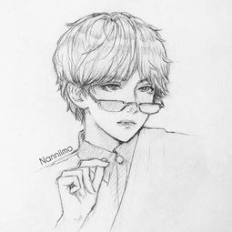 学生党最爱的帅哥美女动漫线稿,画风干净清爽,很适合临摹