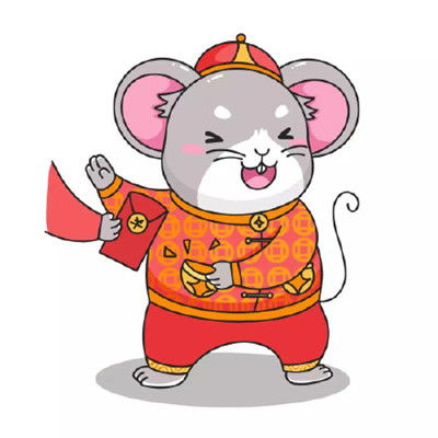 2020年属鼠本命专用头像,q版小老鼠可爱卡通头像鼠年专用