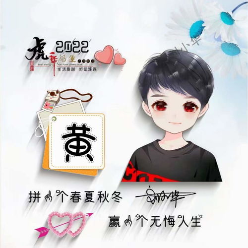 你的微信头像多久没换了,2022虎年好运卡通情侣签名头像,请查收