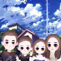 微信家庭漫画头像一家人手绘漫画头像微信头像图片大全